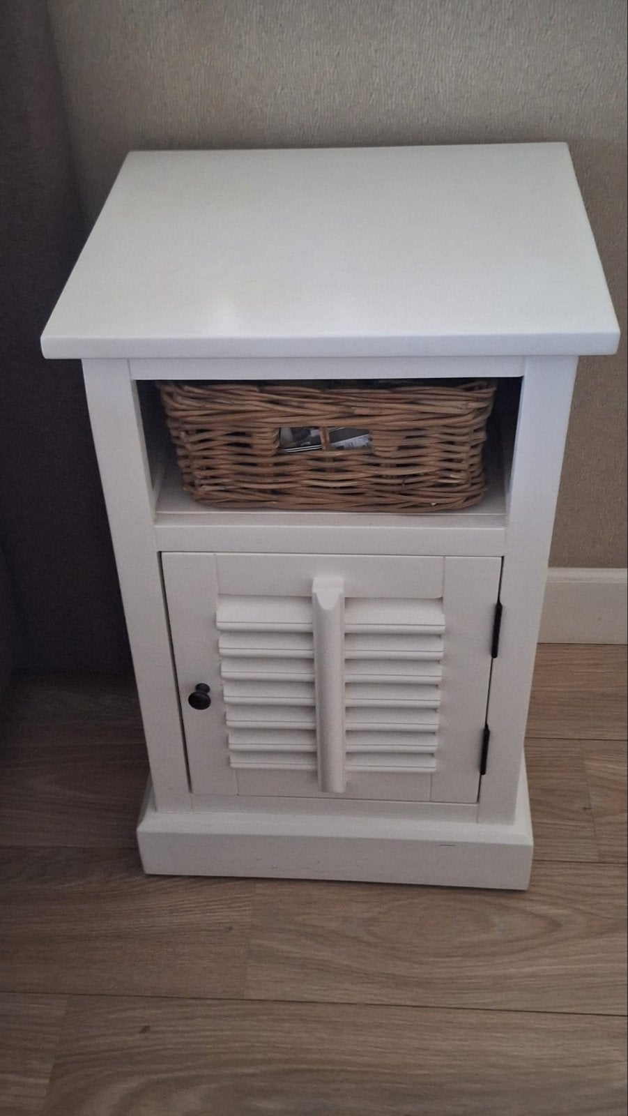 Twee mooie Ibiza vibe nachtkastjes, Ophalen, Gebruikt, Minder dan 45 cm, 55 tot 70 cm