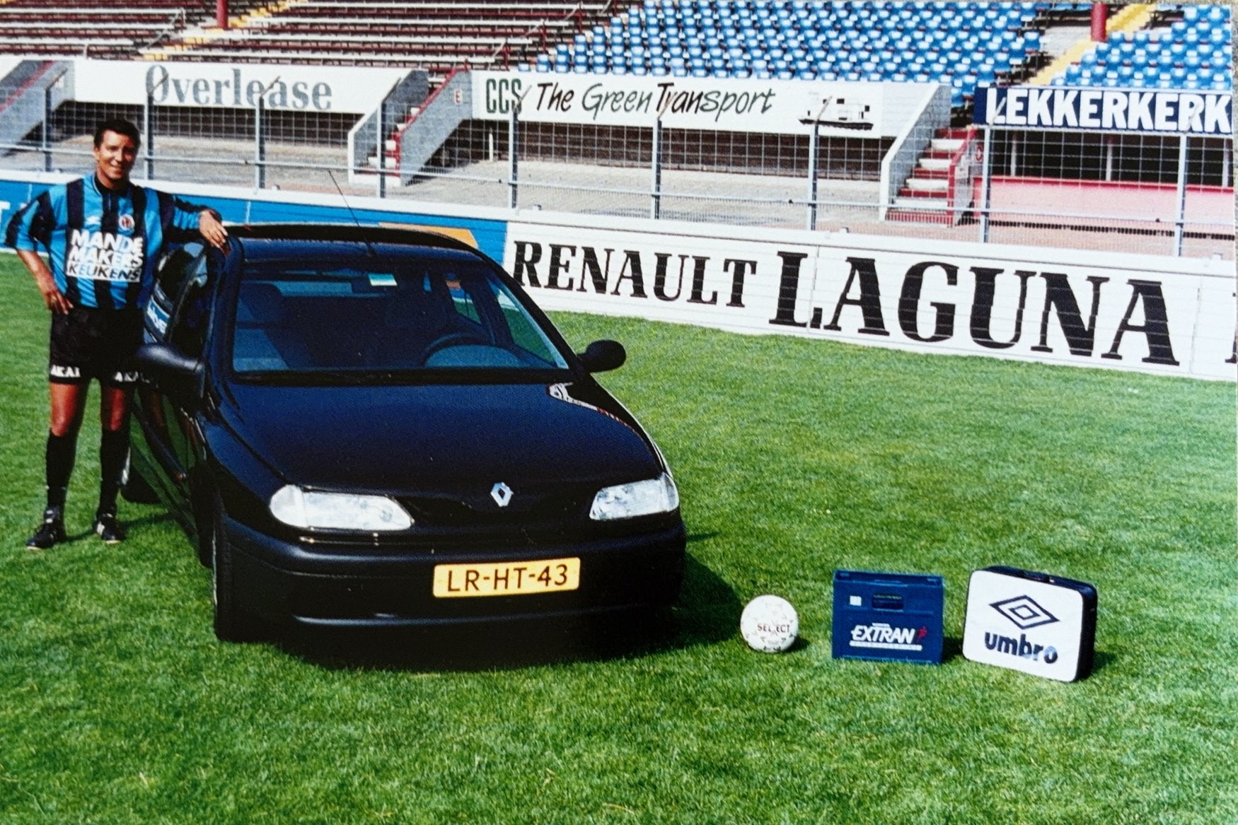 Spelerskaart Henk ten Cate - Sparta Rotterdam - 1995/1996, Verzenden, Zo goed als nieuw, Sparta, Spelerskaart