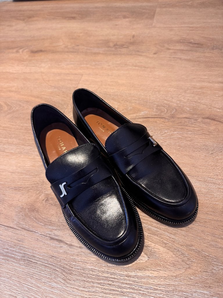 Jonak Black Loafers, Zwart, Overige typen, Nieuw, Ophalen of Verzenden