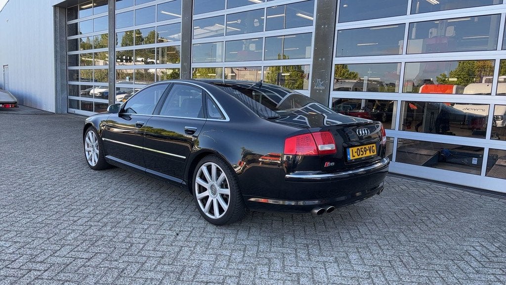 Audi A8 5.2 S8 V10 450pk 2e eig. Leder Navi Schuifdak Histor, Automaat, Gebruikt, 5204 cc, Automatische klimaatregeling
