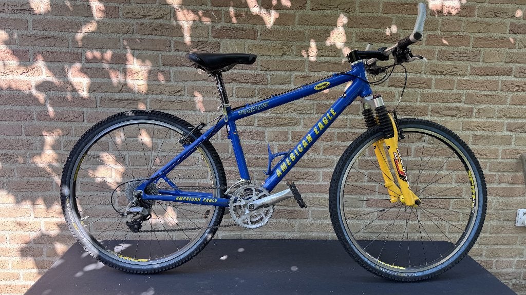 American Eagle Death Valley MTB 42cm., Fietsen en Brommers, Gebruikt, Hardtail, Velgrem, Ophalen