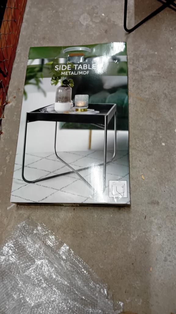 Bijzet tafeltje nieuw opvouwbaar, Huis en Inrichting, Tafels | Bijzettafels, 45 tot 60 cm, Minder dan 55 cm, Rond, Nieuw