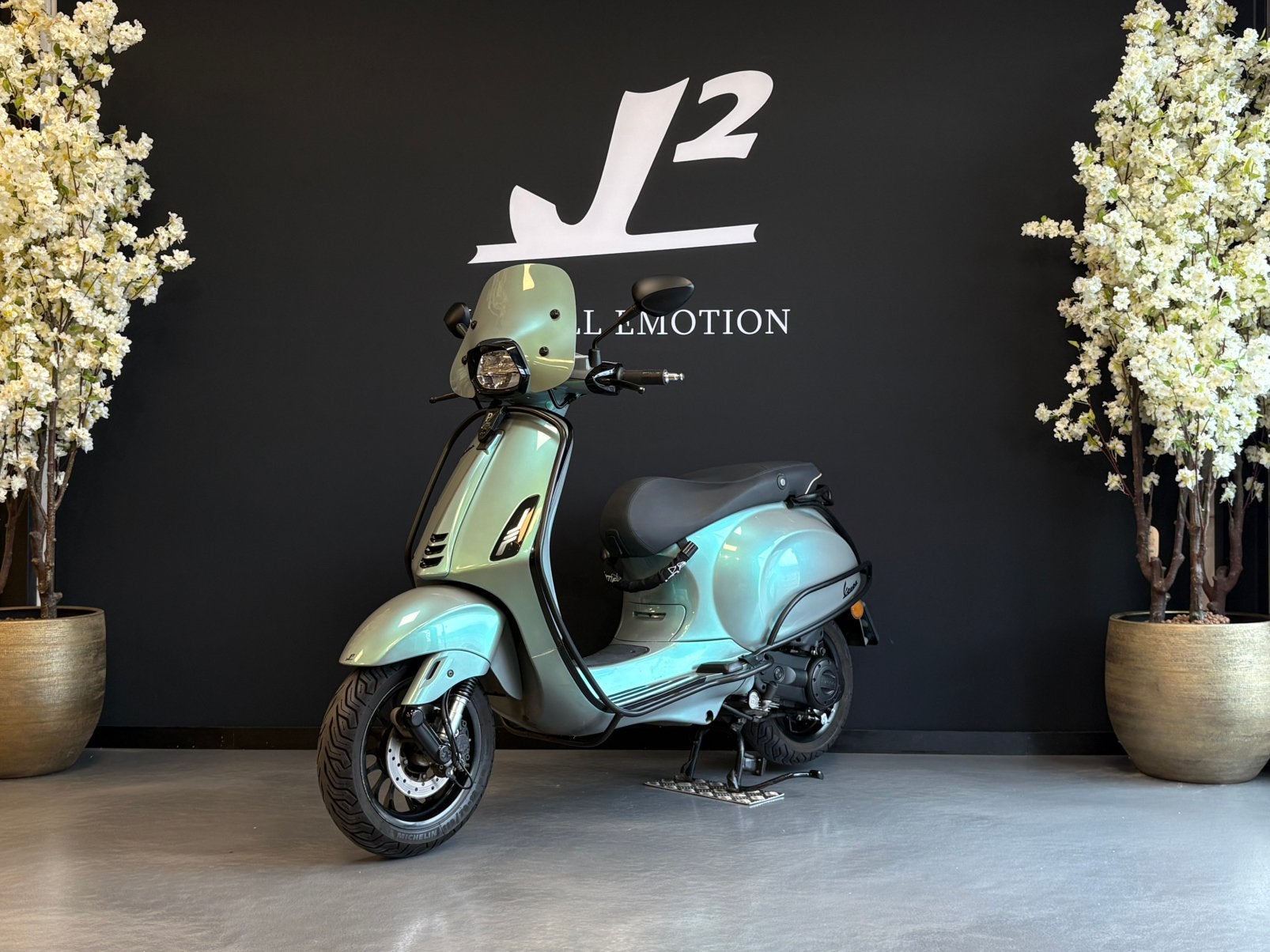 Vespa Sprint 80cc | Designo Green | Brom | 2021 | 6297 km, Gebruikt, Overige modellen, ., Maximaal 45 km/u