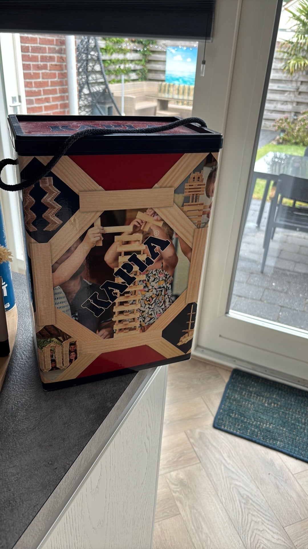 Kapla 200 bouwstenen met doos, Ophalen, Zo goed als nieuw