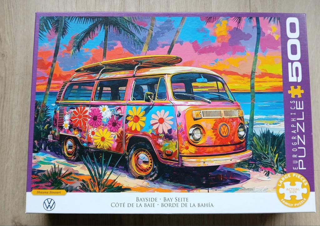 VW puzzel 500st, Ophalen of Verzenden, 500 t/m 1500 stukjes, Zo goed als nieuw, Legpuzzel
