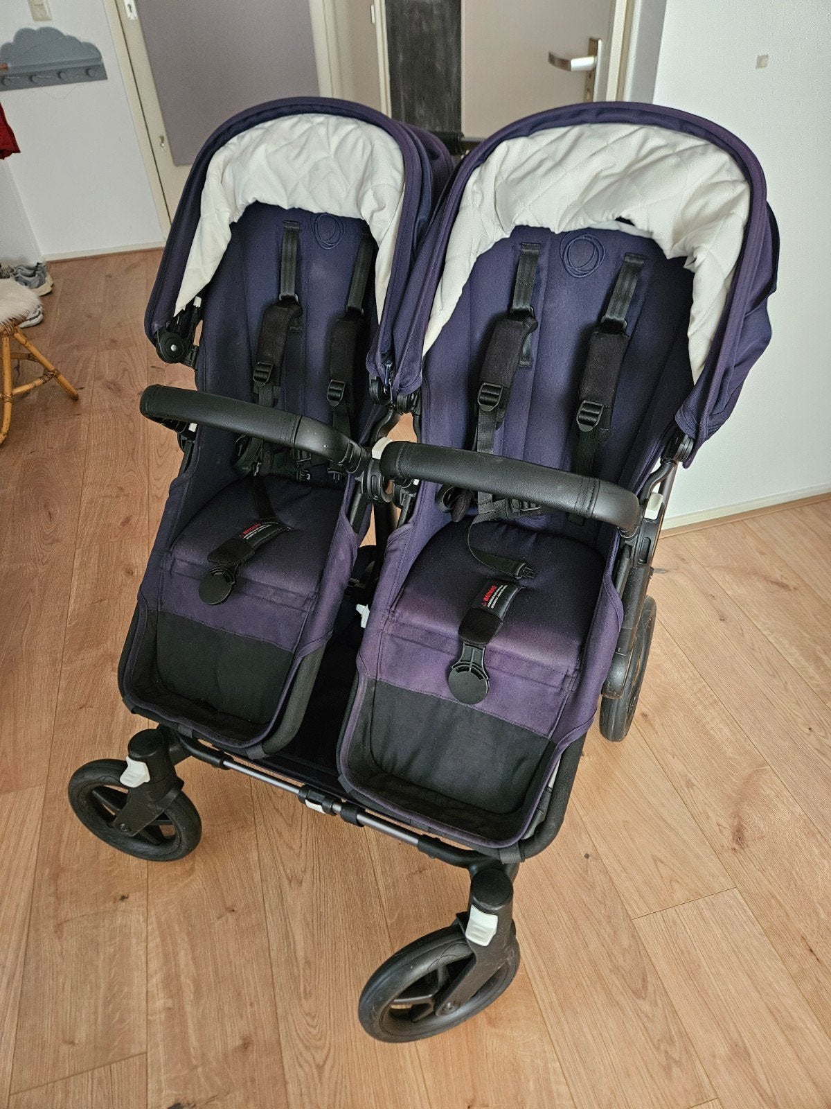 Bugaboo Donkey Duo 5, marine blauw, Ophalen, Gebruikt, Kinderwagen of Buggy
