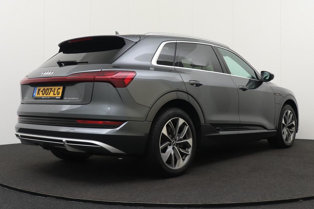 Audi e-tron 55 quattro S-Line 95 kWh Pano-dak Adap.Cruise Ma, Automaat, Zwart, 95 kWh, Origineel Nederlands