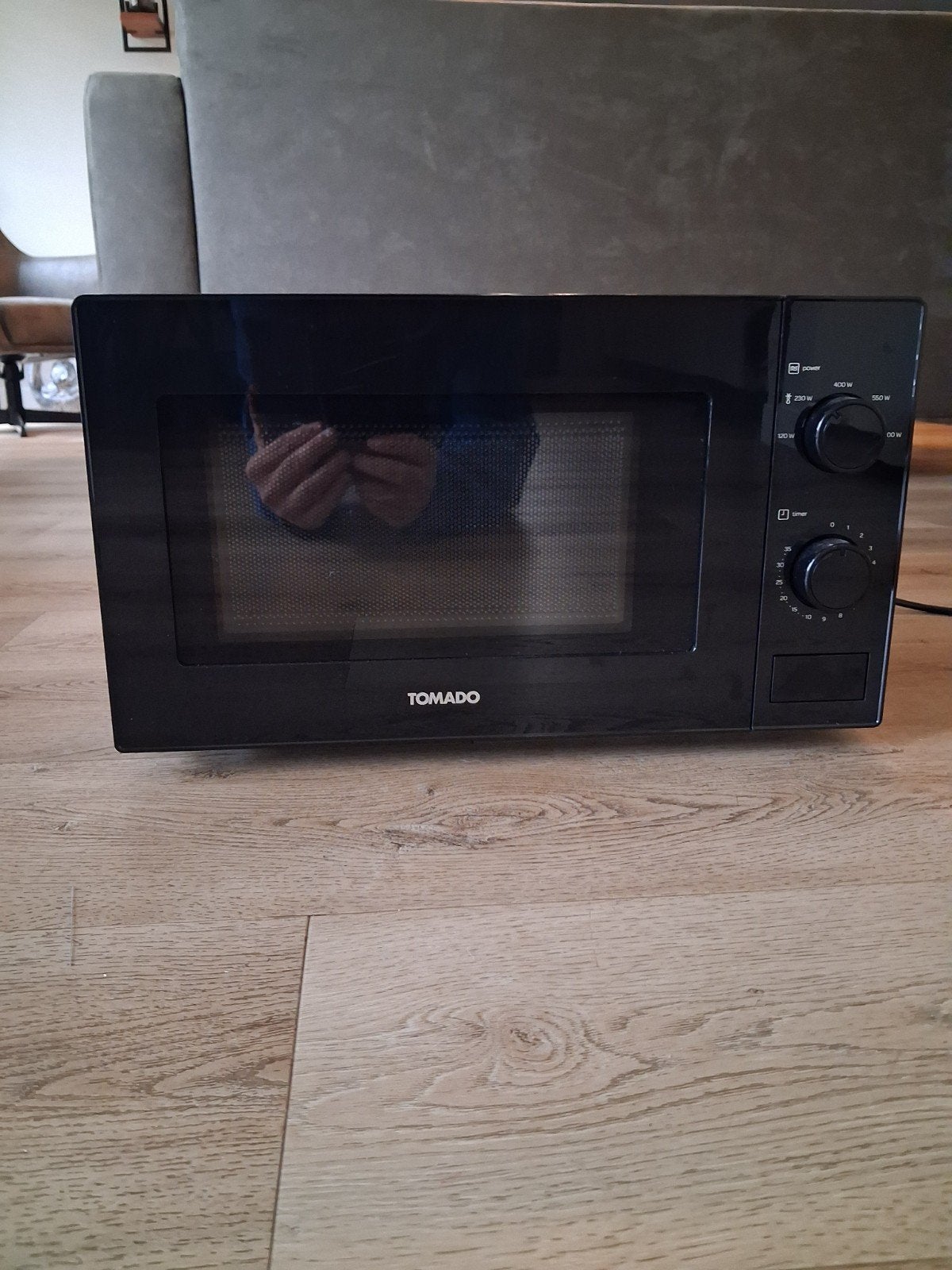 Tomado Magnetron TMS2003B - Zwart, 700W, Ophalen of Verzenden, Zo goed als nieuw