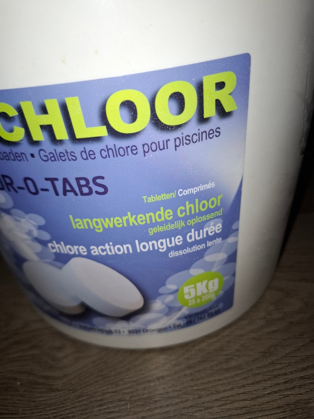 Chloortabletten 200 gram, Ophalen of Verzenden, Nieuw, Reinigingsmiddel