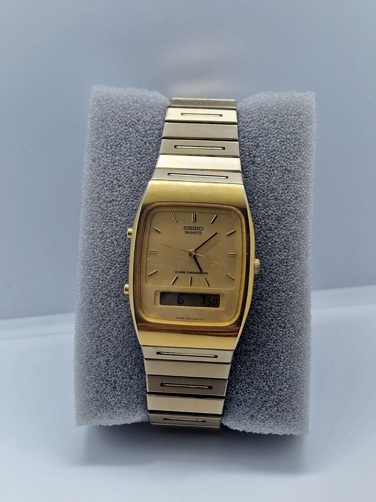 Seiko Quartz Chronograph H601-5540 vintage heren horloge, Sieraden, Tassen en Uiterlijk, Horloges | Heren, Ophalen of Verzenden
