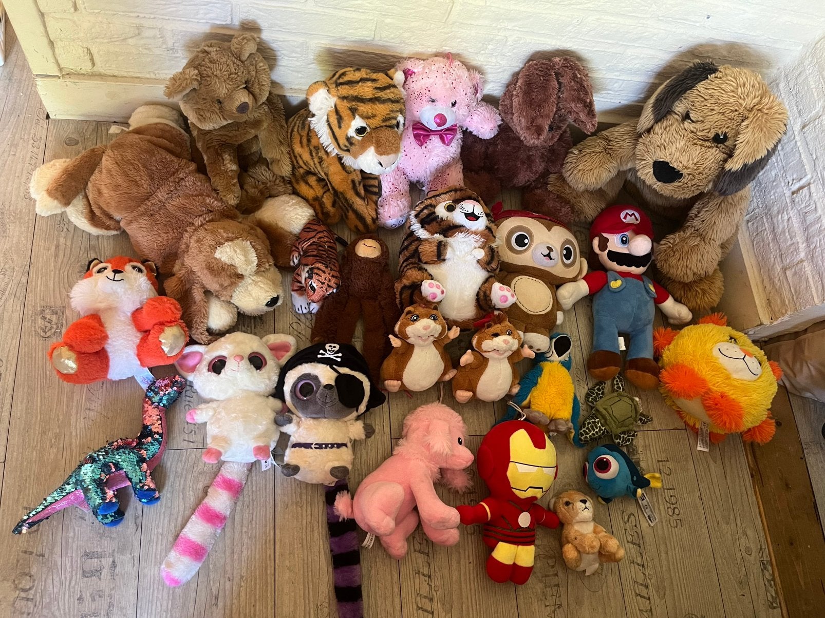 Knuffels pluche, Ophalen of Verzenden, Zo goed als nieuw, Hond
