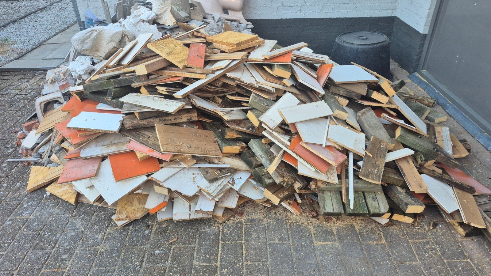 Haardhout vuurkorf stookhout  GRATIS, Ophalen, Gebruikt