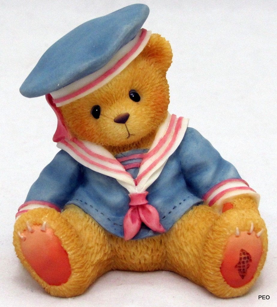 Cherished teddies Marty, Ophalen of Verzenden, Zo goed als nieuw, Beeldje, Cherished Teddies