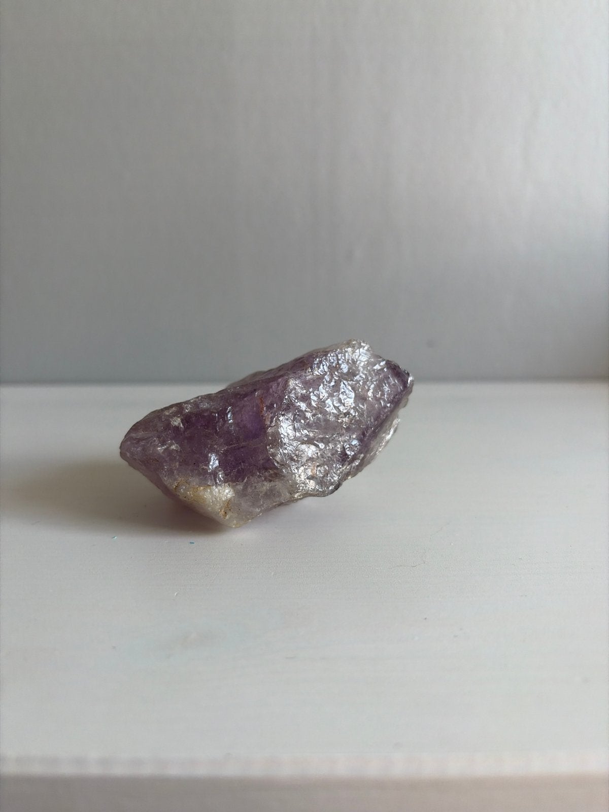 Ruwe nep Amethist Kristal - Natuurlijke Paarse Steen, Ophalen of Verzenden, Gebruikt
