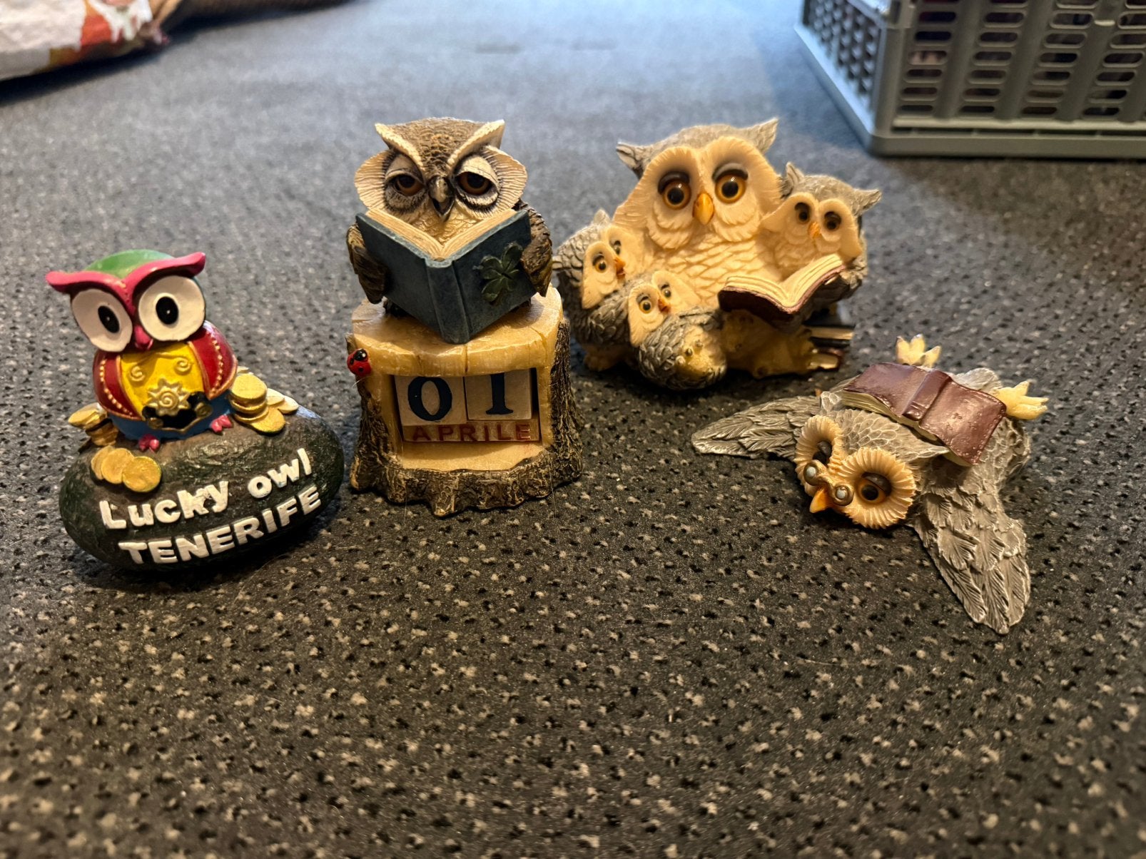 Leuke uilen beeldjes - decoratie, Ophalen, Gebruikt, Meerkleurig, Overige stijlen
