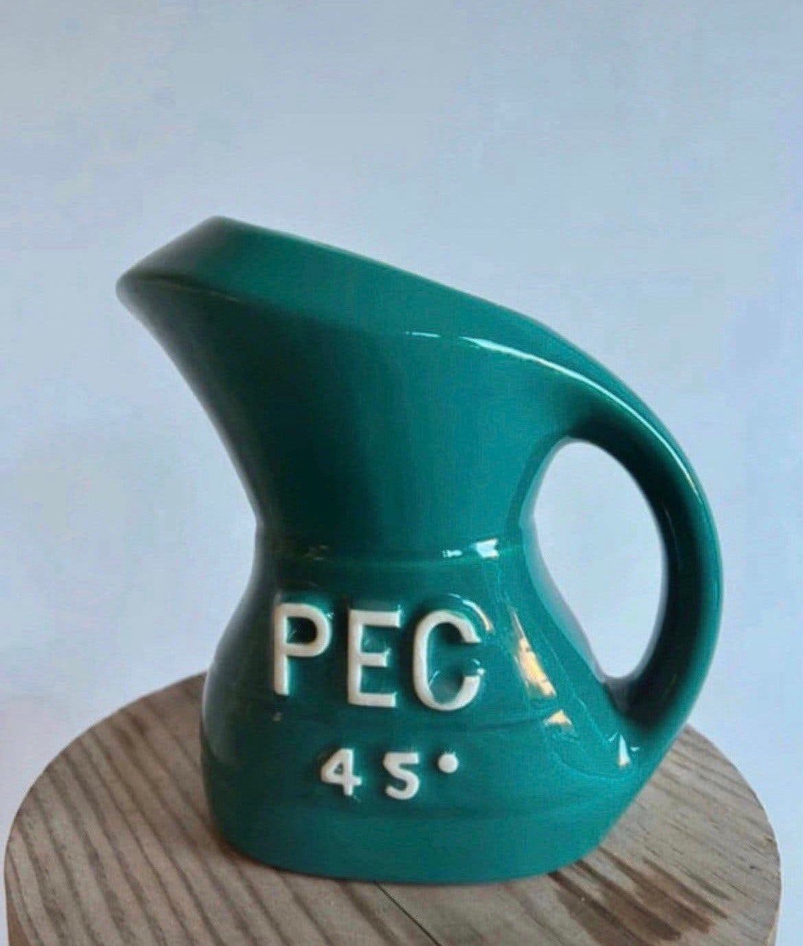 Brocante Franse groene waterkan, Ophalen of Verzenden