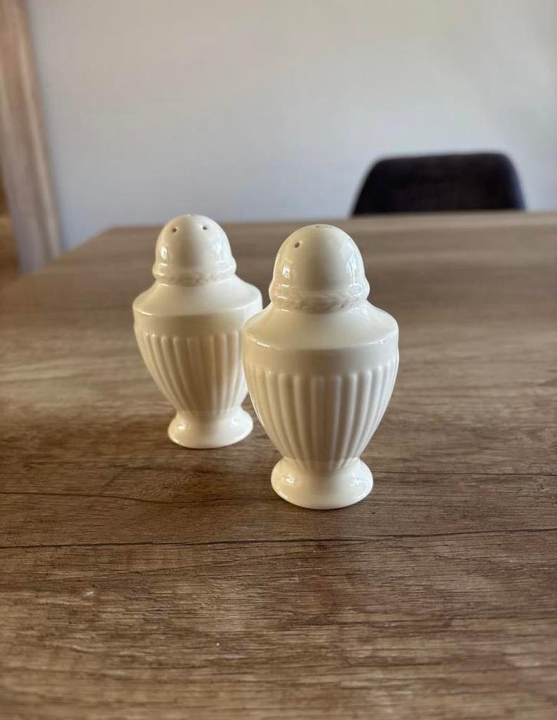 Wedgwood Peper- en Zoutstel, Ophalen, Steen/keramiek, Wit, Overige merken