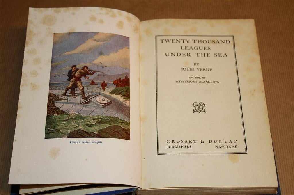 20.000 Leauges under Sea. Verne. 1e editie 1917., Boeken, Ophalen of Verzenden, Gelezen