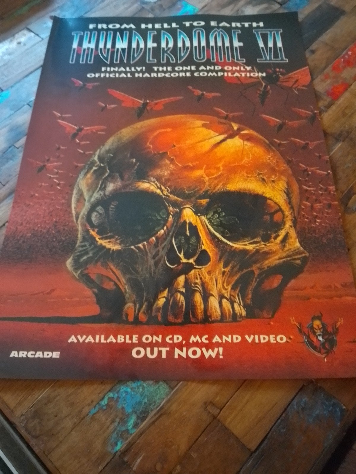 thunderdome 6 poster hardcore gabber 90s rave ID&T, Verzenden, A1 t/m A3