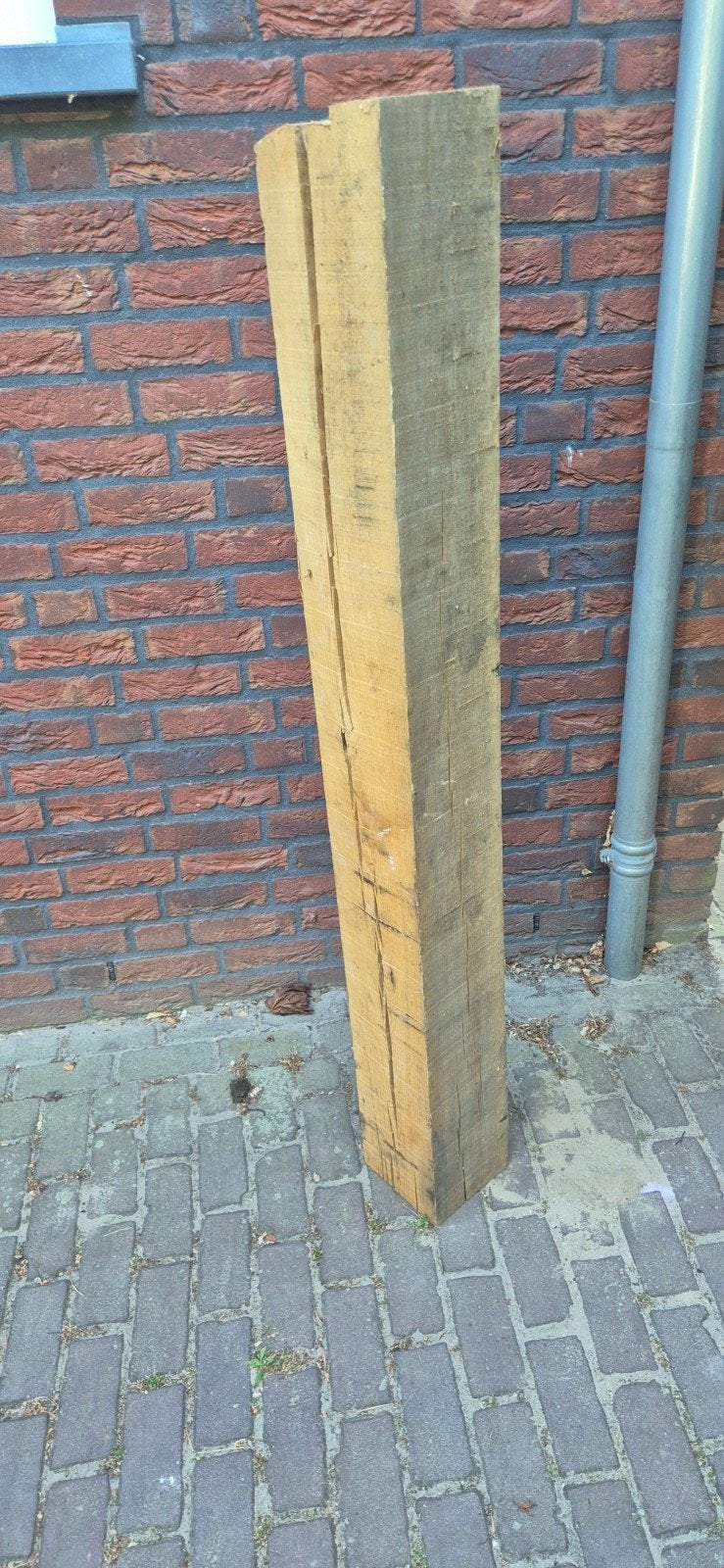 Eikenbalk., Tuin en Terras, Palen, Balken en Planken, Ophalen of Verzenden, Minder dan 180 cm, Palen