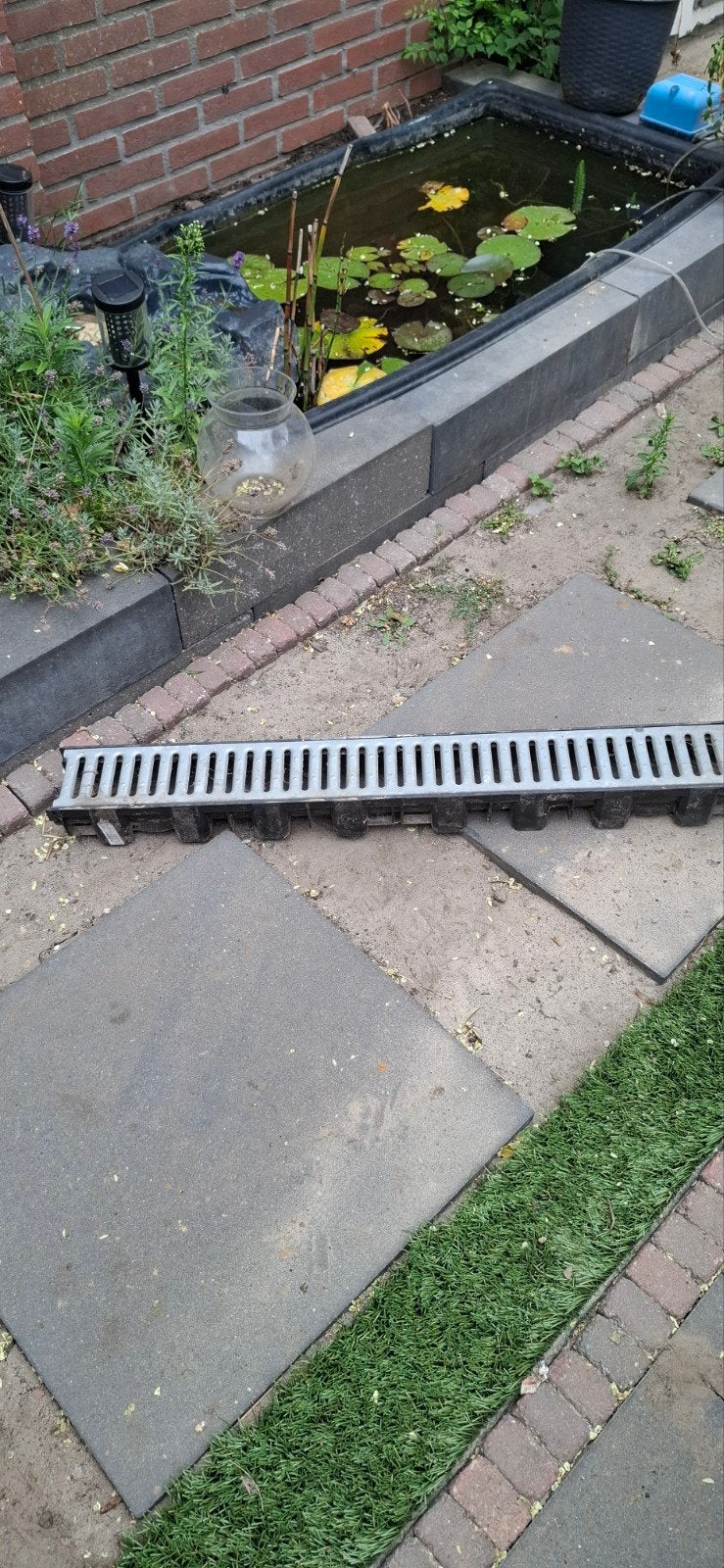 Afvoergoot / Drainagegoot 6 meter, Ophalen, Gebruikt, Minder dan 20 mm, Minder dan 2 meter