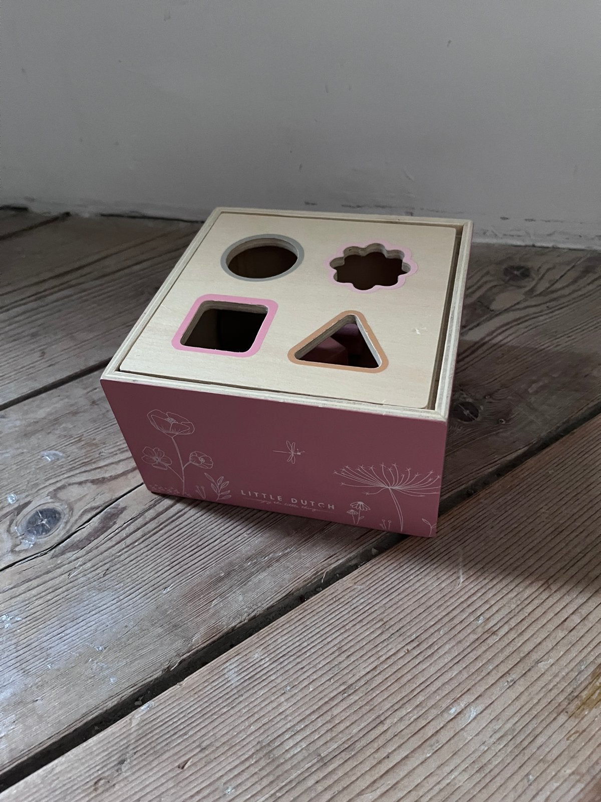 Little Dutch vormenstoof roze, Kinderen en Baby's, Speelgoed | Houten speelgoed, Ophalen of Verzenden, Zo goed als nieuw, Overige typen