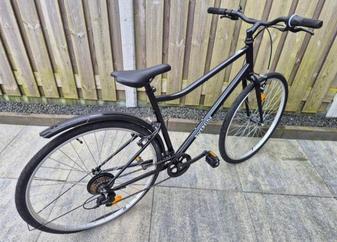 Decathlon Riverside 100 herenfiets - achterband lek, Ophalen, Gebruikt, Overige merken