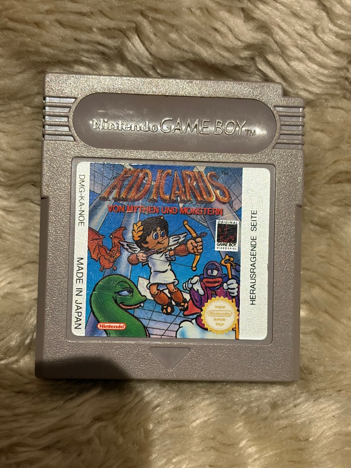 Origineel Game Boy spel: Kid Icarus (Duits), Gebruikt, 1 speler, Ophalen of Verzenden, Platform