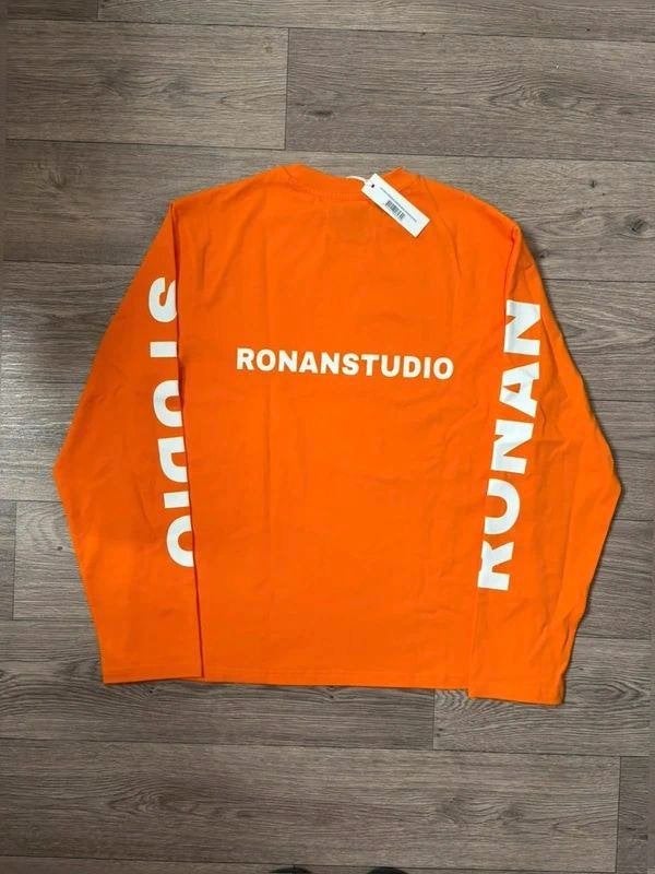 Ronan Studio Longsleeve NIEUW S, Kleding | Heren, T-shirts, Onbekend, Nieuw, Oranje, Ophalen of Verzenden