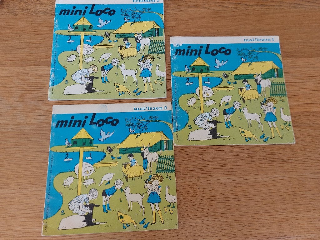 3 mini loco boekjes, taal lezen 1 en 2, rekenen 2, Ophalen of Verzenden, Rekenen
