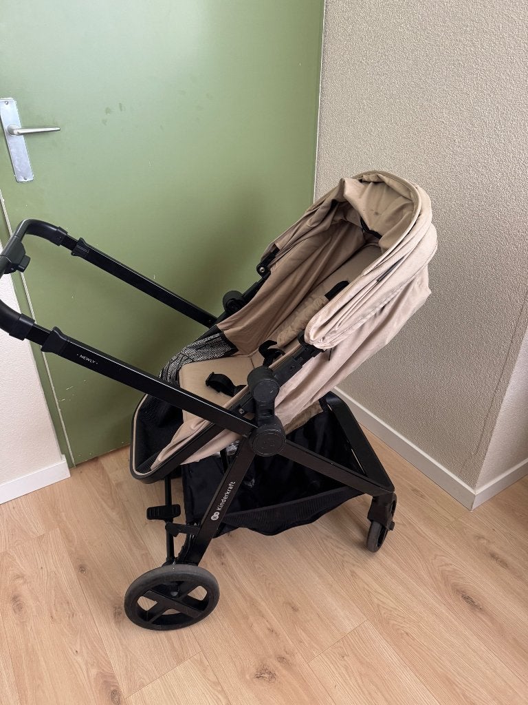 Beige buggy kinderwagen, Ophalen, Gebruikt, Regenhoes