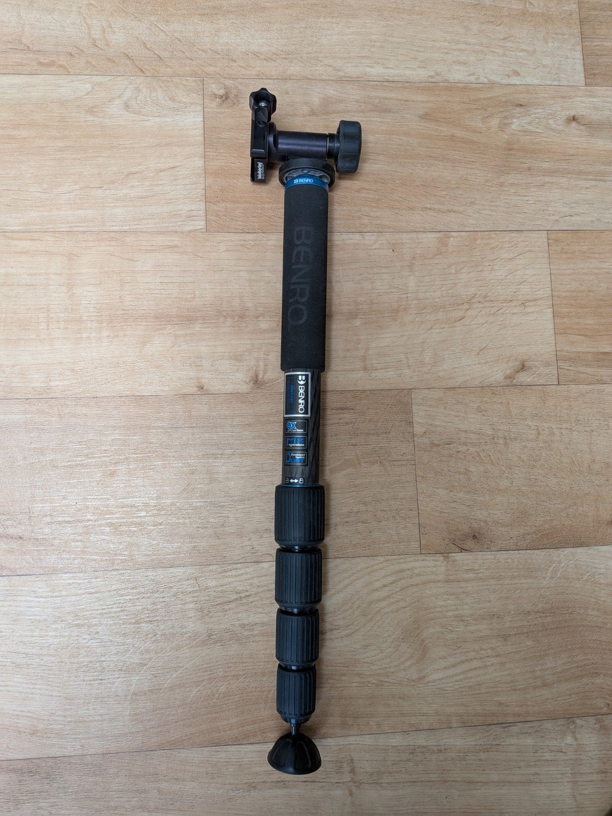 Benro monopod + wimberley statiefkop, Benro, Eenpoot, Ophalen of Verzenden, Zo goed als nieuw
