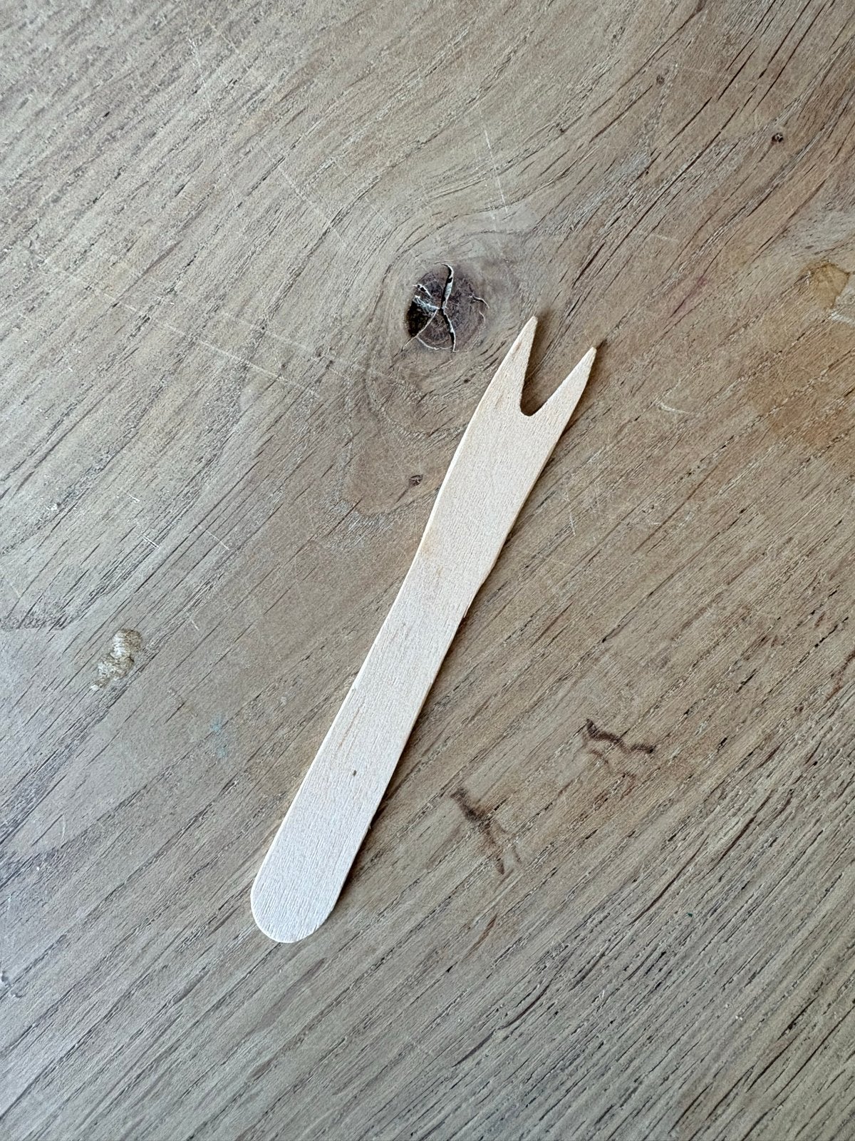 Houten vorkjes 9cm - ruim 2000 stuks, Overige typen, Hout, Nieuw, Ophalen of Verzenden