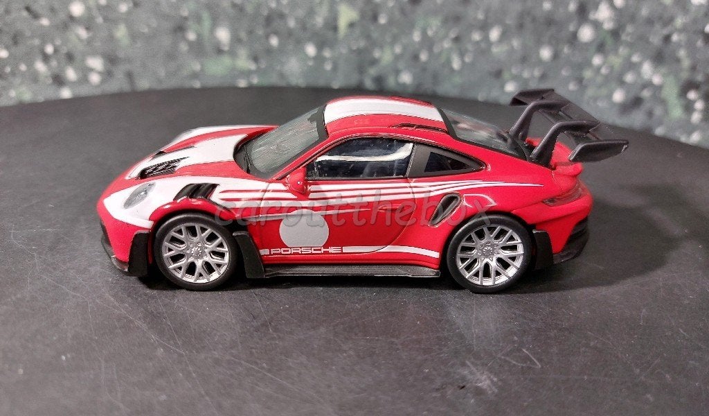 Porsche 911 GT3 RS rood 1/43 Norev, Verzenden, Nieuw, Auto, Norev