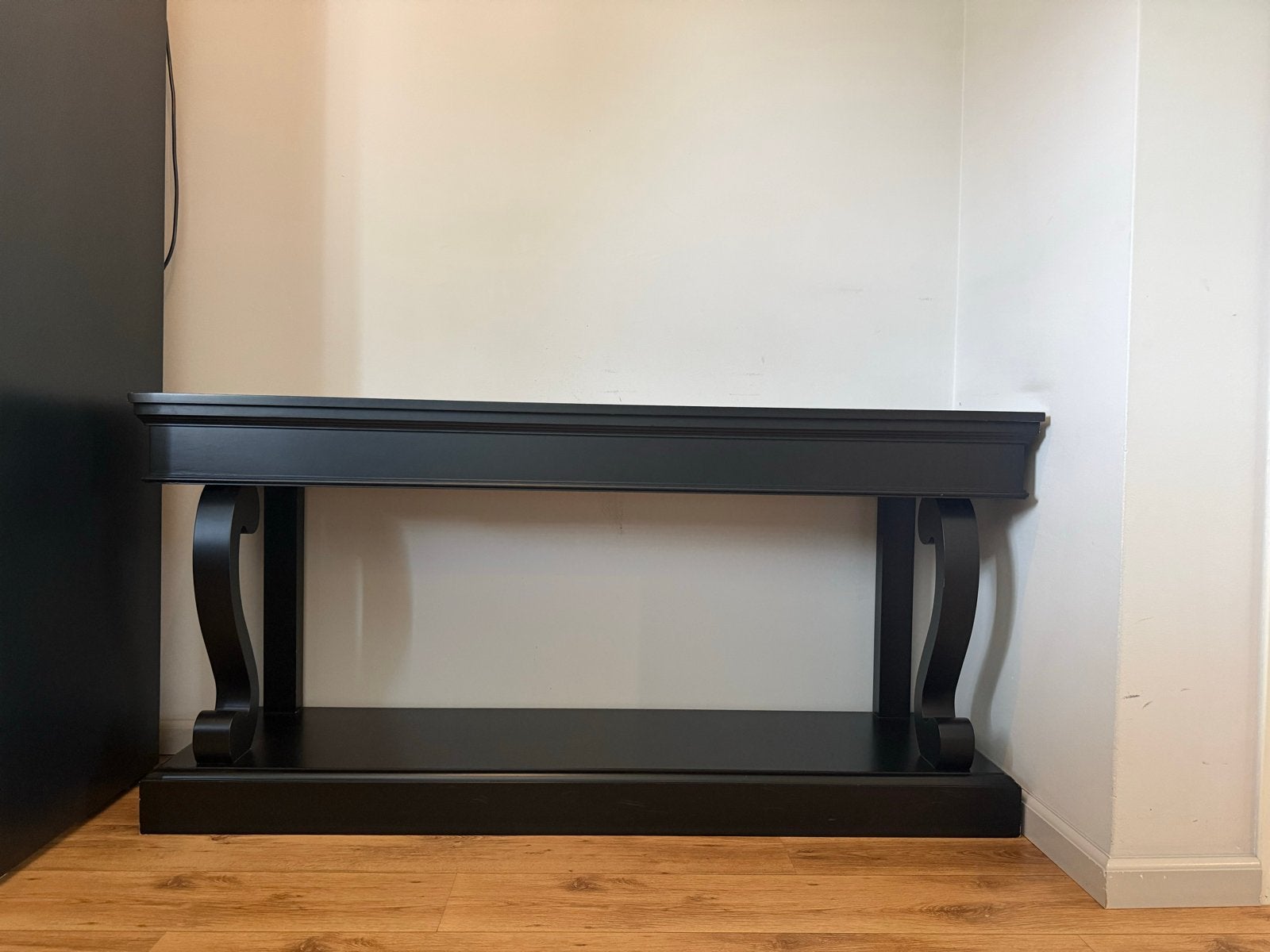 Rofra sidetable / wandtafel - Zwart - 170x82x45 cm, Ophalen, Gebruikt, 150 tot 200 cm, 25 tot 50 cm