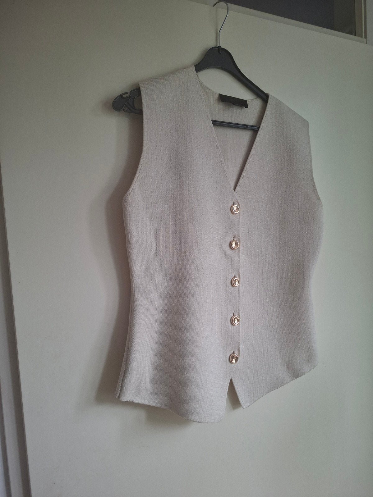 Zara gilet, Maat 46/48 (XL) of groter, Ophalen of Verzenden, Zo goed als nieuw, Wit