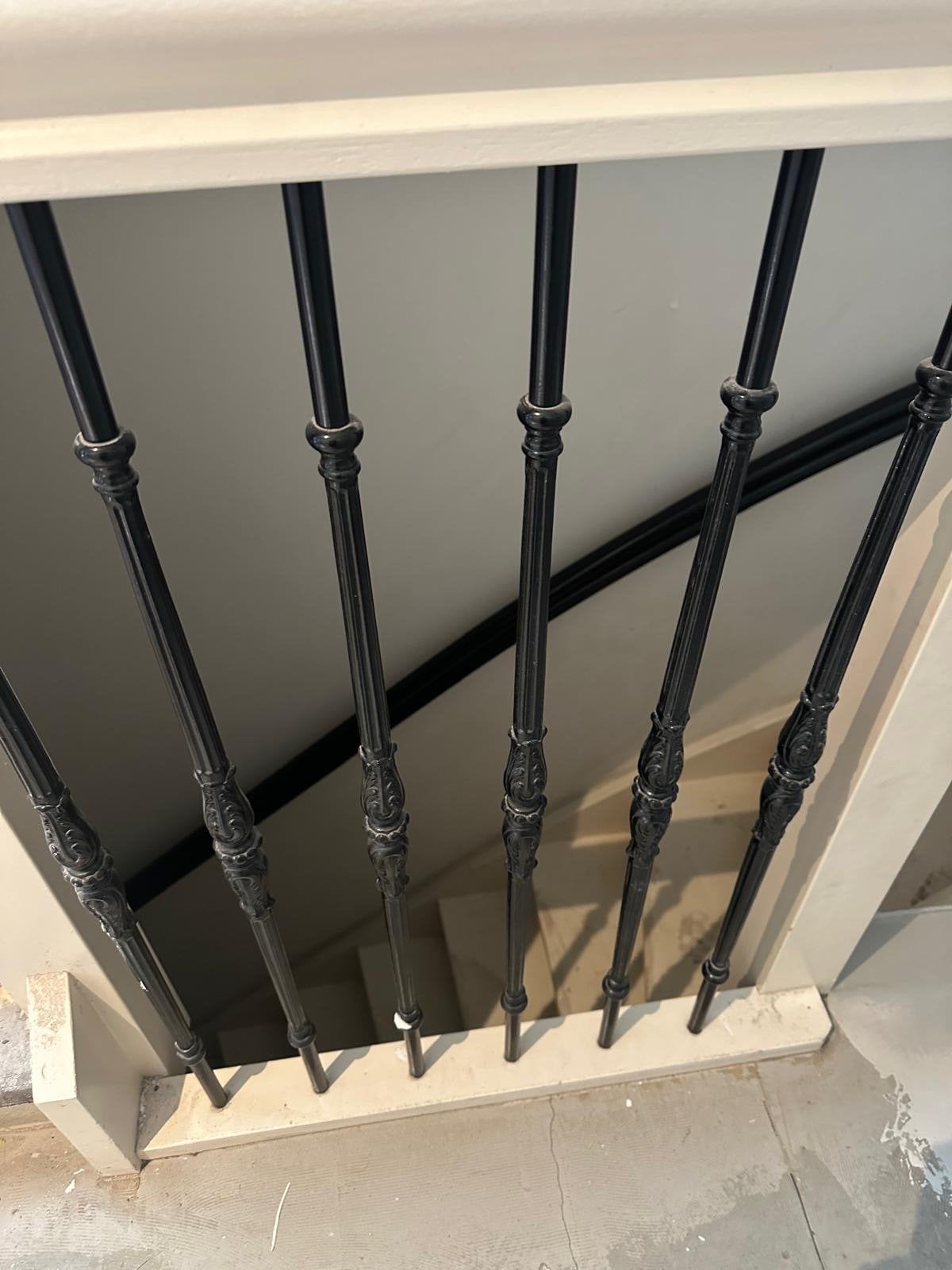 Gietijzeren spijlen voor trap of balustrade, Ophalen, Gebruikt, 250 mm of meer, Overige typen