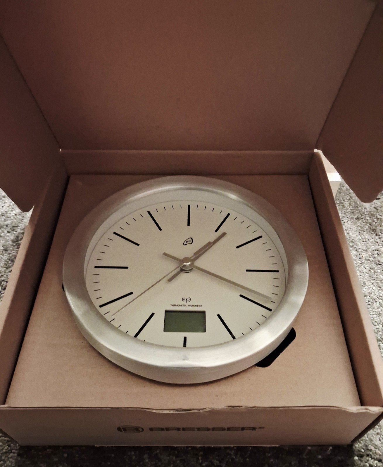 Bresser MyTime Radiogestuurde Badkamerklok met Temp/Hygro, Ophalen of Verzenden, Nieuw