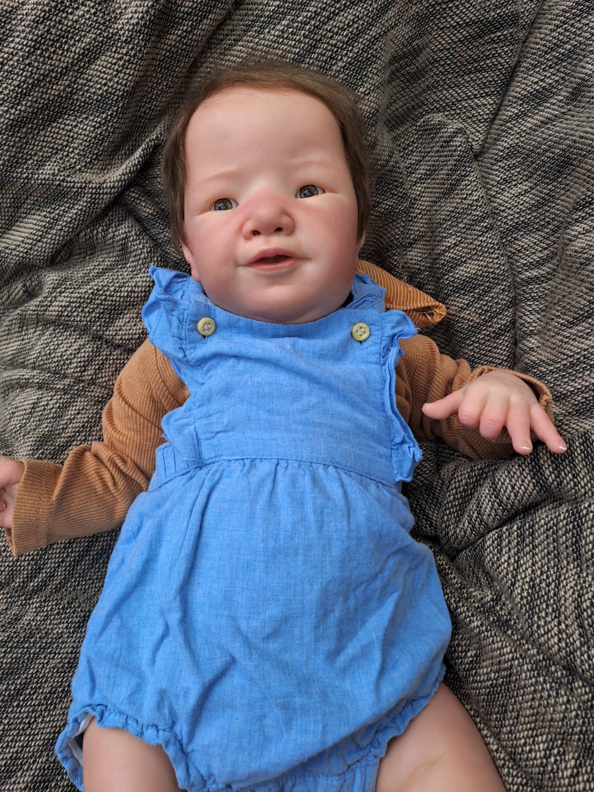 reborn Kimmie, Ophalen of Verzenden, Zo goed als nieuw, Pop, Levensecht of Reborn