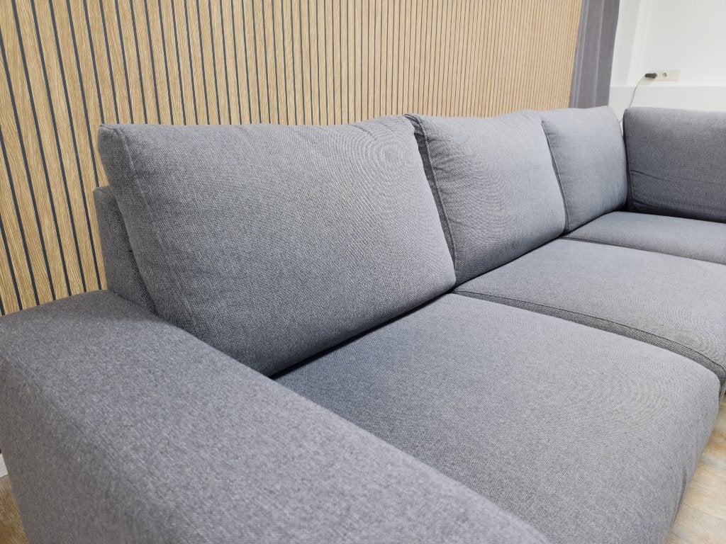 Zeer Mooi Grijs Hoekbank, Info@banxtel.nl, Gebruikt, Hoekbank, Hoekbank