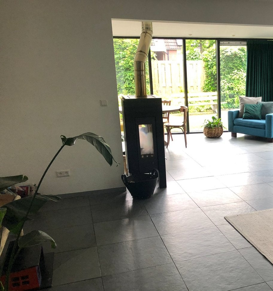 Hase houtkachel type modena 8kw, Ophalen, Gebruikt, Hout, Houtkachel