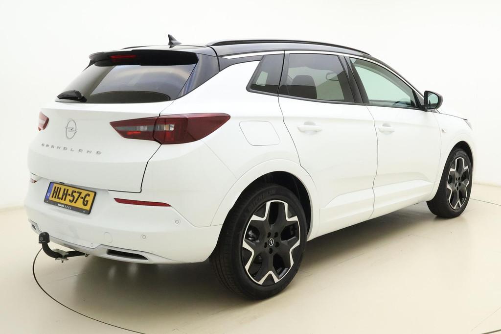 Opel Grandland 1.2 Turbo Automaat Business Elegance | Alcant, Auto's, Opel, 15 km/l, 1199 cc, Alcantara, Wit