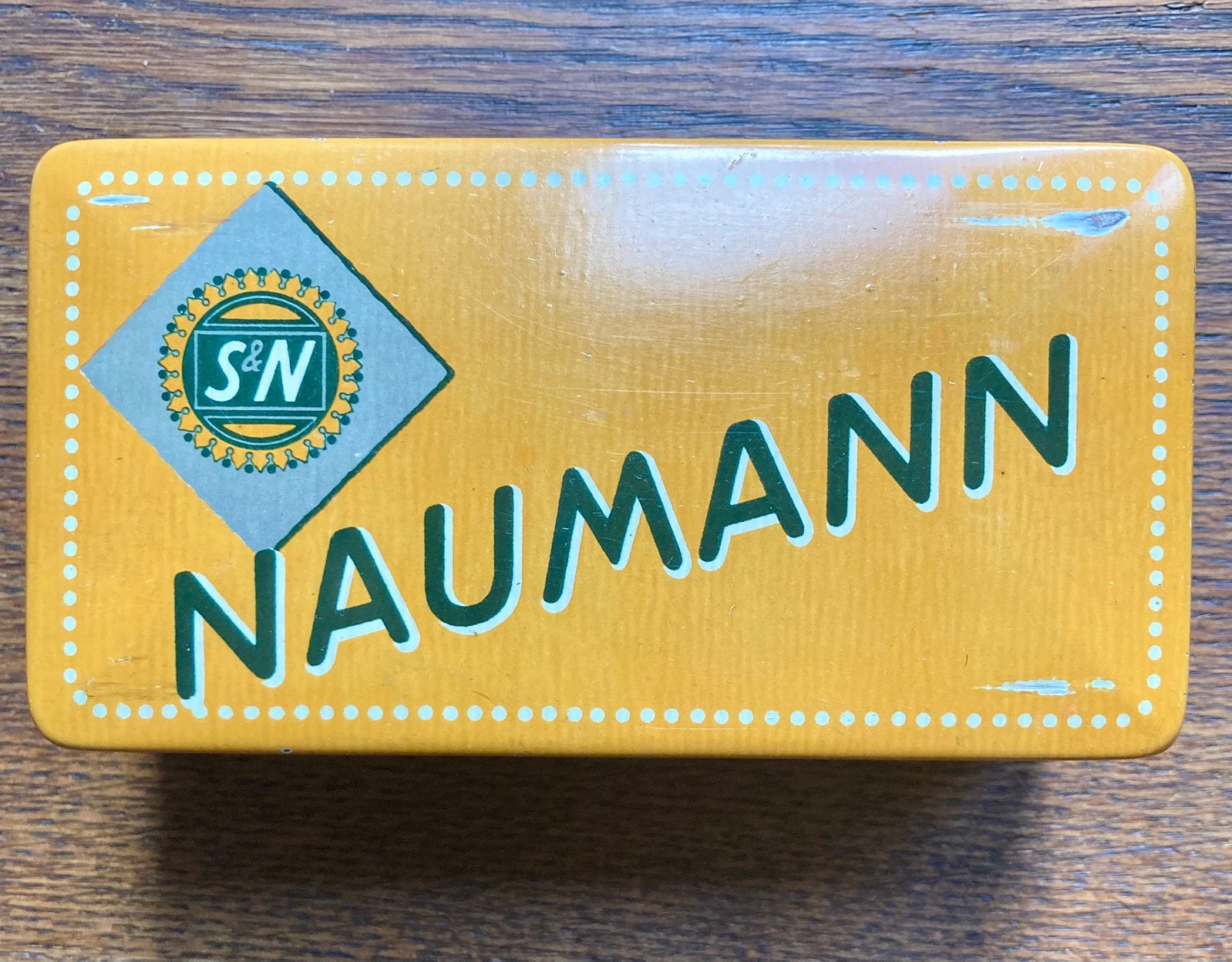 ‼️Fraai blik Naumann naaimachine 1920-1930, Ophalen of Verzenden, Gebruikt, Overige, Overige merken
