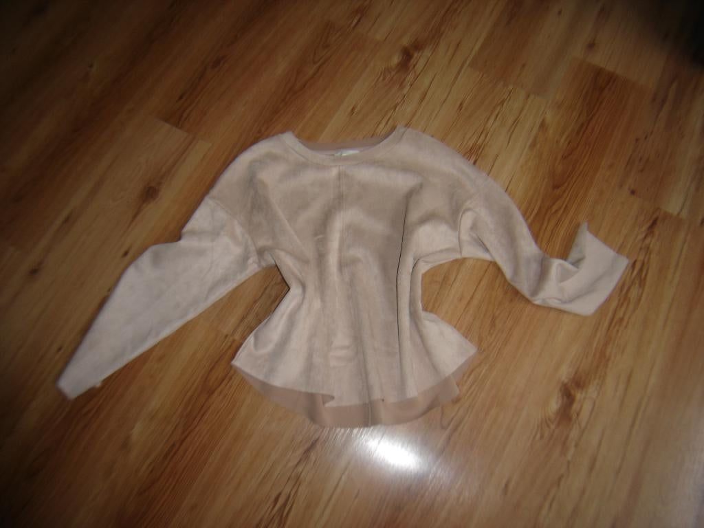 Dames Blouche Loke like Suede Mt 38, Kleding | Dames, Blouses en Tunieken, Ophalen of Verzenden, Zo goed als nieuw, Maat 38/40 (M)