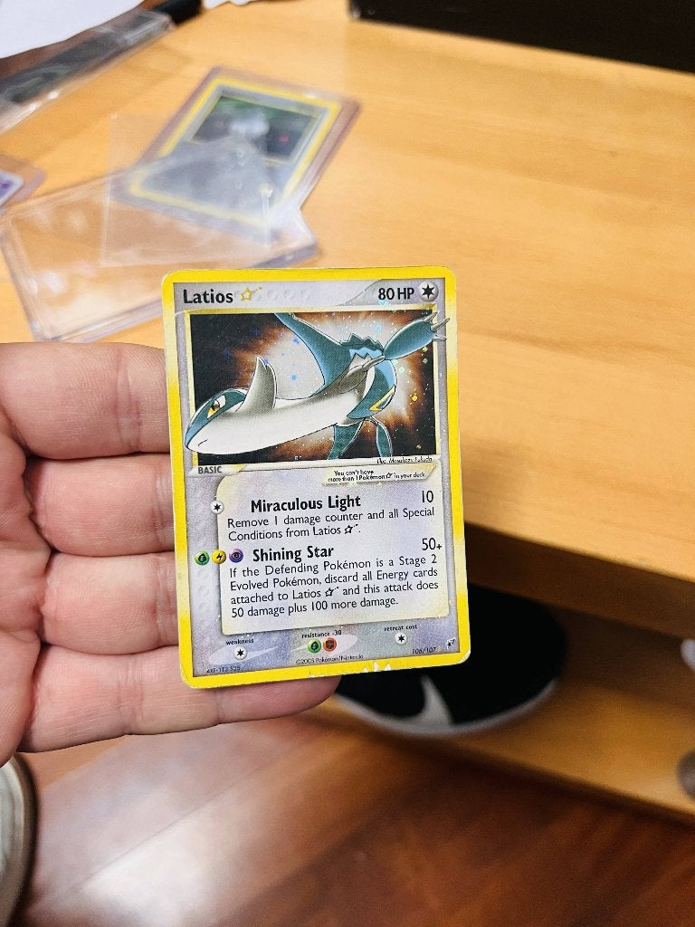 Latios 106/107 Goldstar Ex Deoxys Gold Star Pokemon, Verzenden, Zo goed als nieuw, Losse kaart, Foil