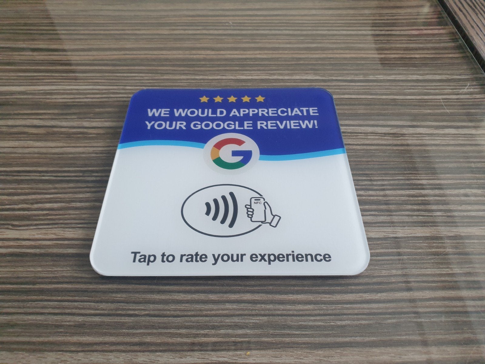 NFC Review Kaart - Google, Facebook, TikTok, Ophalen of Verzenden