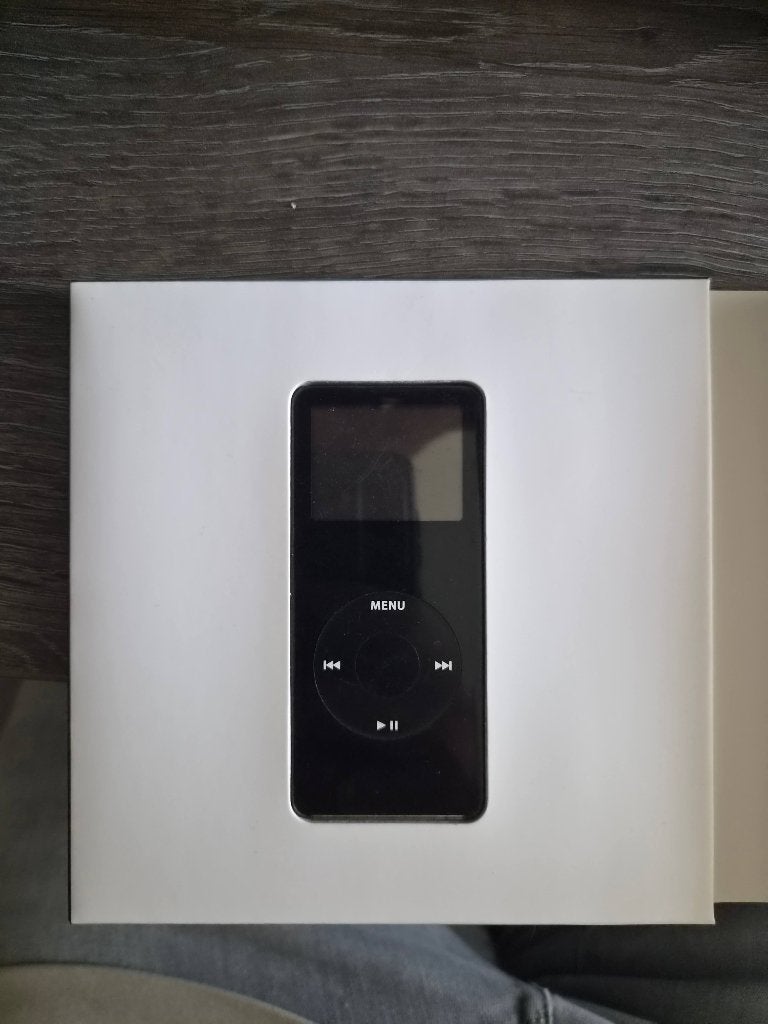Apple iPod nano 1e generatie zwart, met originele doos, Gebruikt, Zwart, Ophalen of Verzenden, Nano