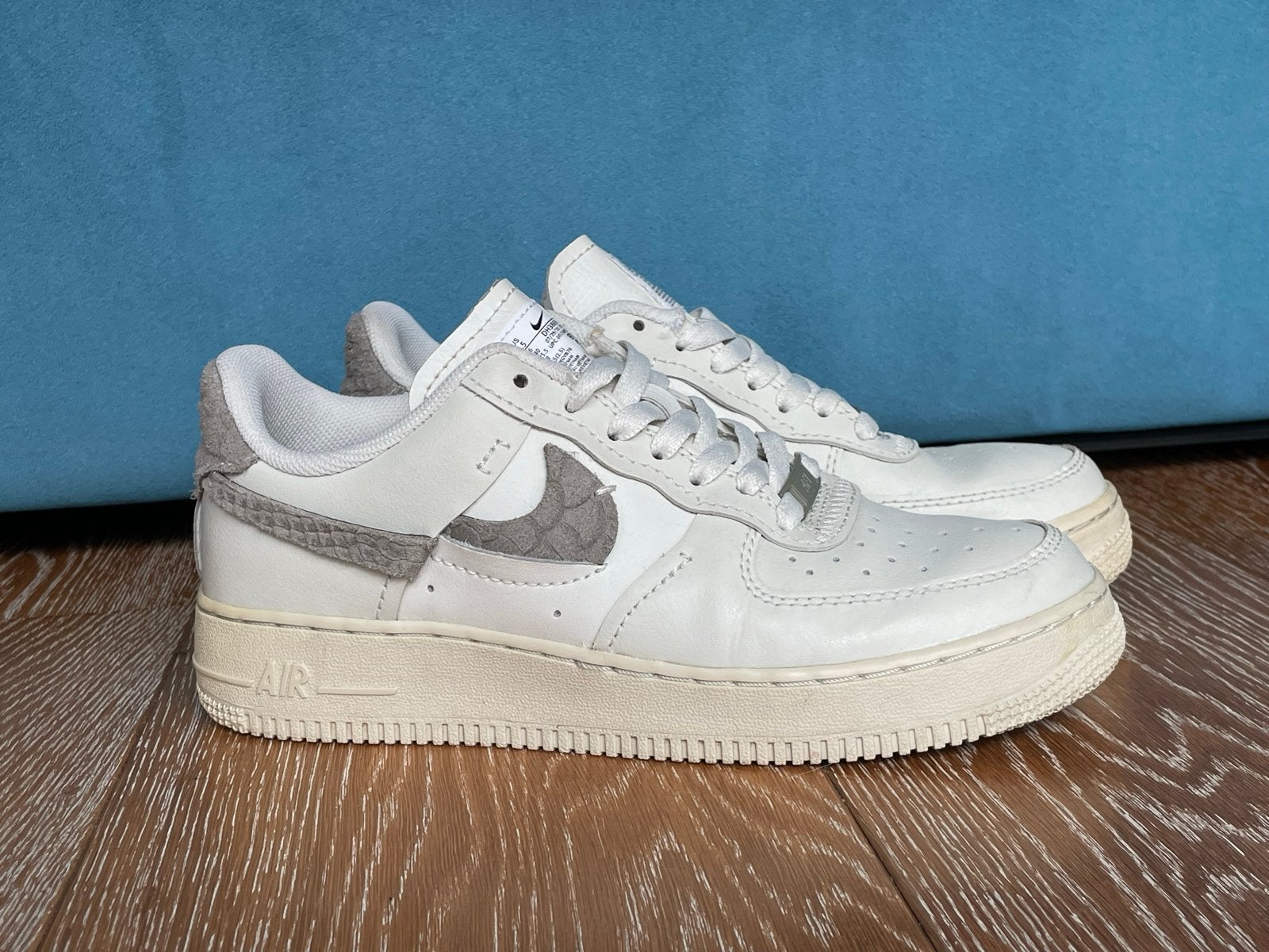 Nike Air Force 1 Low LX 'Sea Glass Python' - Maat 40, Overige kleuren, Ophalen of Verzenden, Sneakers of Gympen, Zo goed als nieuw