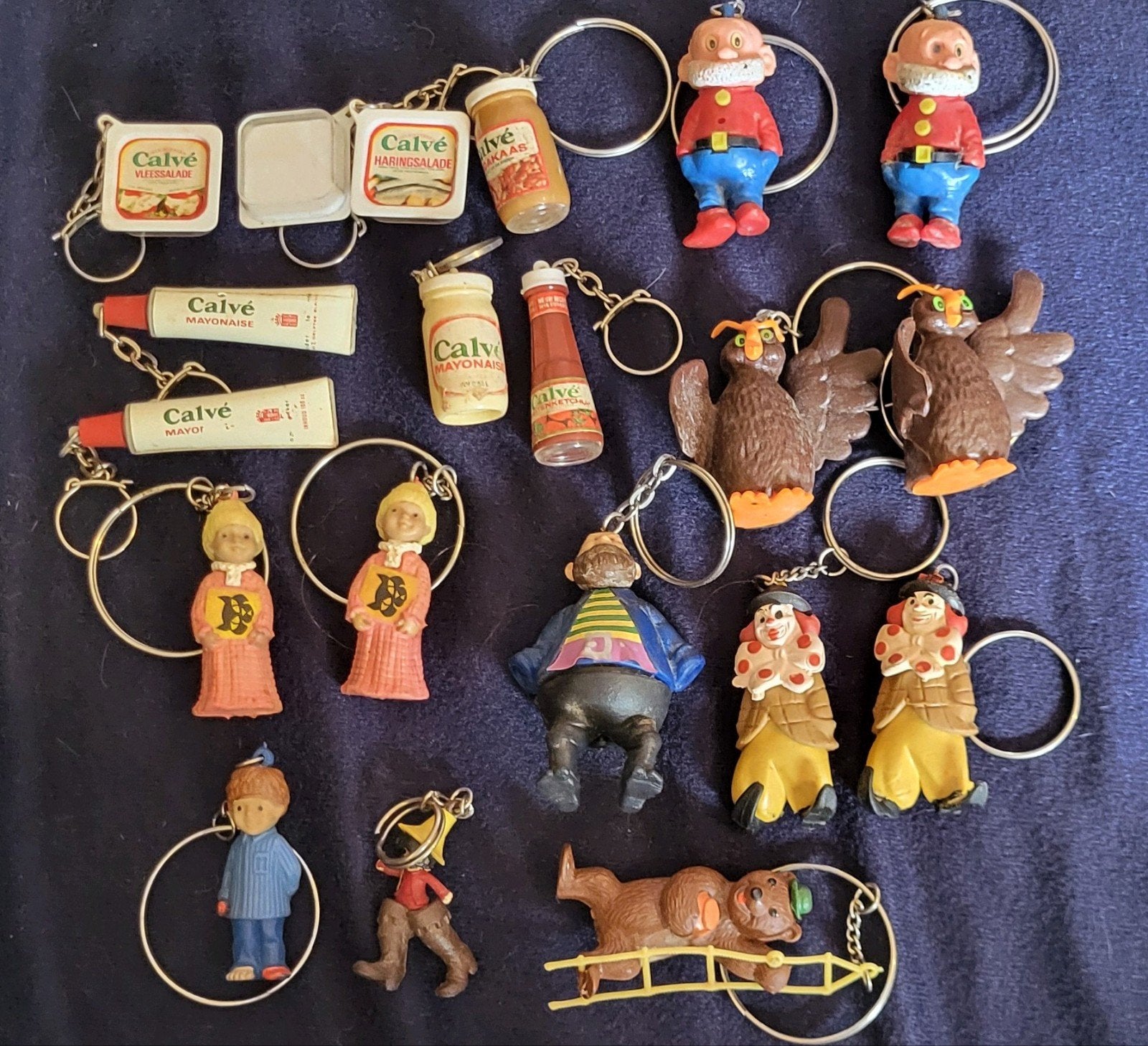 Calvé sleutelhangers (jaren '60), Verzenden, Gebruikt, Merk
