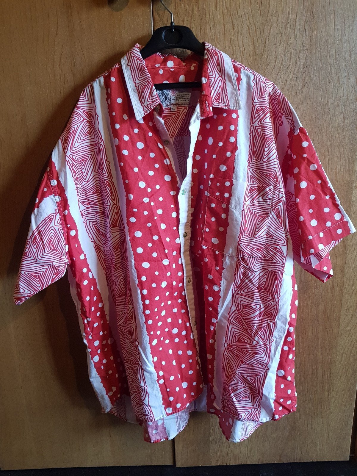 Rood/witte katoenen Novecento blouse/overhemd - maat XL, Kleding | Dames, Ophalen of Verzenden, Maat 46/48 (XL) of groter, Rood